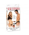 FETISH FANTASY SERIES - SANGLE CREUSE VIBRANTE POUR ELLE OU LUI NOIR