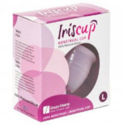 IRISCUP - GRANDE TASSE DU MOIS ROSE + SAC STÉRILISATEUR OFFERT