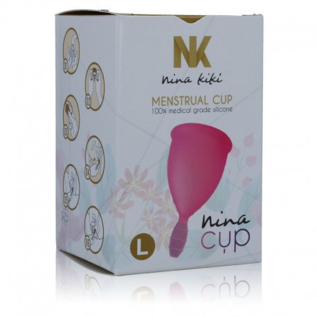 NINA KIKÍ - COUPE MENSTRUELLE ROSE TAILLE L