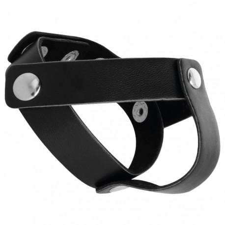 CUIR DARKNESS C / B STRAP H-PIECE DIVIDE