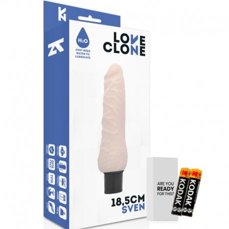 LOVECLONE - VIBRATEUR AUTOLUBRIFIANT SVEN 18.5 CM -O- 3.3 CM