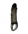 BAILE - HOUSSE DEXTENSION DE PÉNIS AVEC SANGLE POUR TESTICULES NOIR 13.5 CM