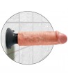 KING COCK - GODE VIBRATEUR 15.24 CM NATUREL
