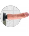 KING COCK - GODE VIBRATEUR 23 CM NATUREL