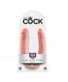 KING COCK - GODE DOUBLE PÉNÉTRATION 17.8 CM NATUREL