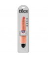 KING COCK - VIBRATEUR RÉALISTE ET RIGIDE 23 CM - NATUREL
