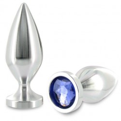 METAL HARD - PLUG ANAL COULEUR CRISTAL DALIMINUM PETIT 5.71 CM