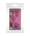 SEVENCREATIONS SET DE TROIS BAGUES PENIS ROSE