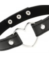 COQUETTE CHIC DESIRE - COLLIER CUIR VEGAN FEMME ACCESSOIRE COEUR