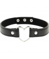COQUETTE CHIC DESIRE - COLLIER CUIR VEGAN FEMME ACCESSOIRE COEUR