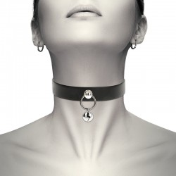 COQUETTE CHIC DESIRE - COLLIER CUIR VEGAN FEMME ACCESSOIRE HOCHET/CERCEAU