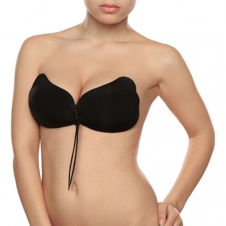 BYE-BRA - LACE-IT RENFORCEMENT PUSH-UP NOIR BONNET A