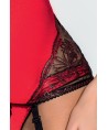 PASSION BRIDA CORSET ROJO NEGRO S/M
