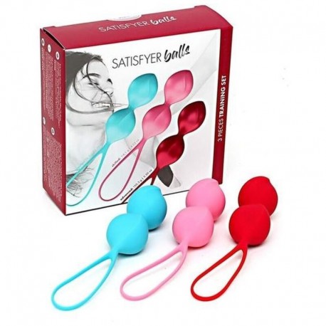 SATISFYER - ENSEMBLE ENTRAÎNEMENT LOVEBALLS 1