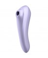 SATISFYER - VIBRATEUR DUAL PLEASURE AIR PULSE MAUVE