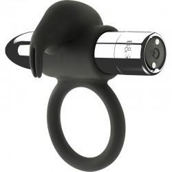 BLACKSILVER BURTON RECHARGEABLE VIBRATING RING 10V