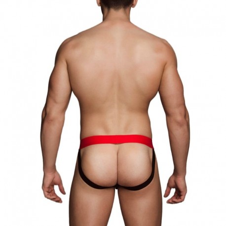 MACHO - MX084 JOCKSTRAP NEGRO TALLA M