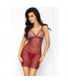 PASSION WOMAN WHITNEY CHEMISE ROJO TALLA S/M