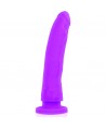 DELTA CLUB - TOYS HARNAIS + DONG SILICONE VIOLET 23 CM -O- 4.5 CM
