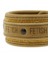 FETISH SUBMISSIVE ORIGEN - MENOTTES DE CHEVILLE EN CUIR VÉGÉTALIEN AVEC DOUBLURE EN NÉOPRÈNE