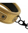 FETISH SUBMISSIVE ORIGIN - COLLIER CHAÎNE DOUBLÉE DE NÉOPRÈNE