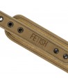 FETISH SUBMISSIVE ORIGIN - COLLIER CHAÎNE DOUBLÉE DE NÉOPRÈNE