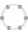 CALEXOTICS - BAGUE EN SILICONE PERLÉE ACIER XL