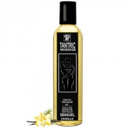 EROS-ART - HUILE DE MASSAGE TANTRIQUE NATURELLE ET VANILLE APHRODISIAQUE 100 ML