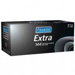 PASANTE - EXTRA PRÉSERVATIFS EXTRA ÉPAIS AVEC LUBRIFICATION SUPPLÉMENTAIRE 144 UNITÉS
