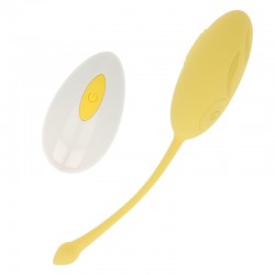 OHMAMA - ŒUF VIBRANT TEXTURÉ 10 MODES JAUNE