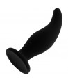 OHMAMA - PLUG ANAL EN SILICONE COURBÉ POINT P 12 CM