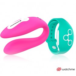 WEARWATCH DOUBLE PLAISIR TECHNOLOGIE SANS FIL WATCHME FUCHSIA / AQUAMARINE