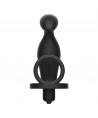 ADDICTED TOYS - PLUG ANAL AVEC ANNEAU EN SILICONE NOIR 12 CM