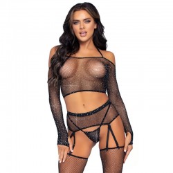 ENSEMBLE DE QUATRE PIÈCES LEG AVENUE TAILLE UNIQUE