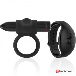 BLACK SILVER CAMERON REMOTE CONTROL COCKRING WATCHME