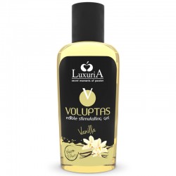 LUXURIA VOLUPTAS GEL DE MASSAGE COMESTIBLE EFFET CHAUFFANT - VANILLE 100 ML