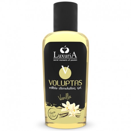 INTIMATELINE LUXURIA - VOLUPTAS GEL DE MASSAGE COMESTIBLE EFFET CHAUFFANT - VANILLE 100 ML