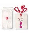 G-VIBE - FUNTOYS GPLUG VIBRATEUR ANAL RECHARGEABLE PETIT ROSE NÉON 3CM