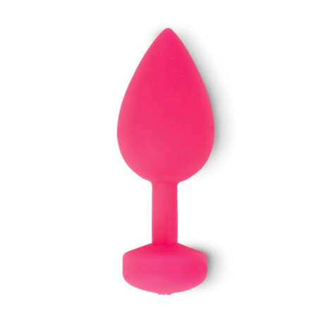 G-VIBE - FUNTOYS GPLUG VIBRATEUR ANAL RECHARGEABLE PETIT ROSE NÉON 3CM