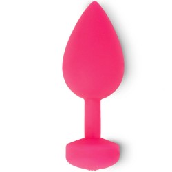 G-VIBE - VIBRATEUR ANAL RECHARGEABLE FUNTOYS GPLUG GRAND ROSE NÉON 3.9CM