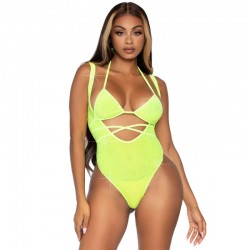 HAUT DE BIKINI ET BODY LEG AVENUE TAILLE UNIQUE