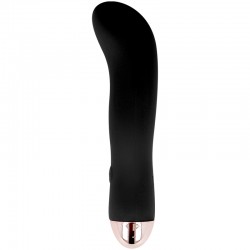 DOLCE VITA - VIBRATEUR RECHARGEABLE DEUX NOIR 7 VITESSES