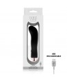 DOLCE VITA - VIBRATEUR RECHARGEABLE DEUX NOIR 7 VITESSES