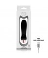 DOLCE VITA - VIBRATEUR RECHARGEABLE CINQ NOIR 7 VITESSES