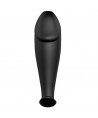 PRETTY LOVE - PLUG ANAL EN SILICONE FORME PÉNIS ET 12 MODES DE VIBRATION NOIR