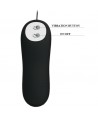 PRETTY LOVE PLUG ANAL SILICONA FORMA ANCLA 12 MODOS VIBRACION NEGRO