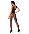 PASSION WOMAN BS069 BODYSTOCKING NEGRO TALLA UNICA