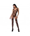 PASSION WOMAN BS074 BODYSTOCKING TALLA UNICA NEGRO