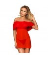 SUBBLIME VESTIDO CORTO + TANGA ROJO S/M