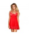 SUBBLIME - BABYDOLL AVEC NOEUD ROUGE S / M